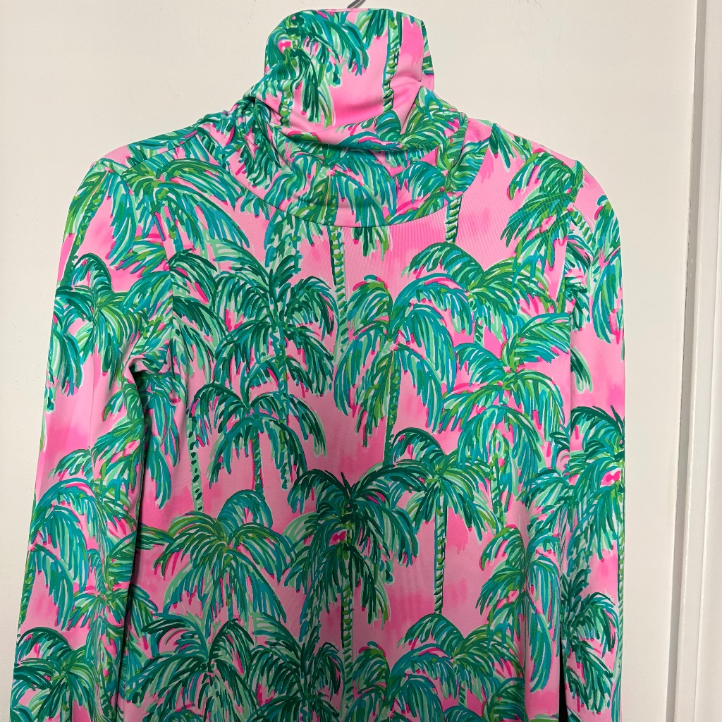 Lilly Pulitzer Palm Tree Print Pre Owned